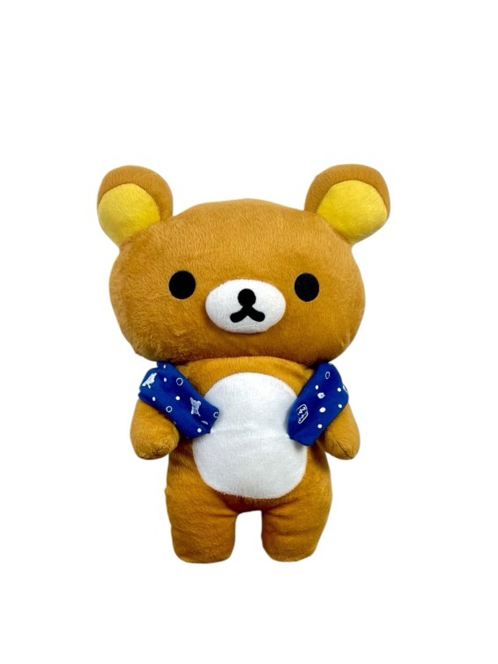 Rilakkuma Brown Plush Bear with Blue Bandana